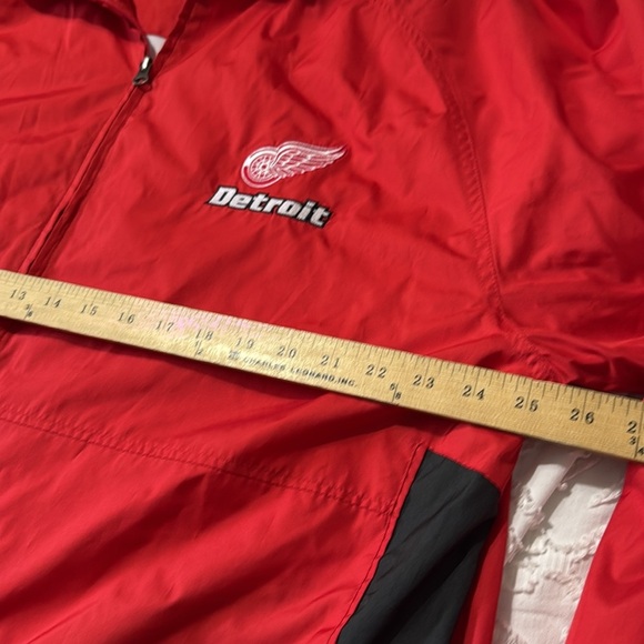 NHL Detroit Red Wings Windbreaker Full Zip Jacket Men’s Size Large - Picture 8 of 10